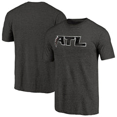 Atlanta Falcons Alternate Logo Tri-Blend T-Shirt - Black - NFL