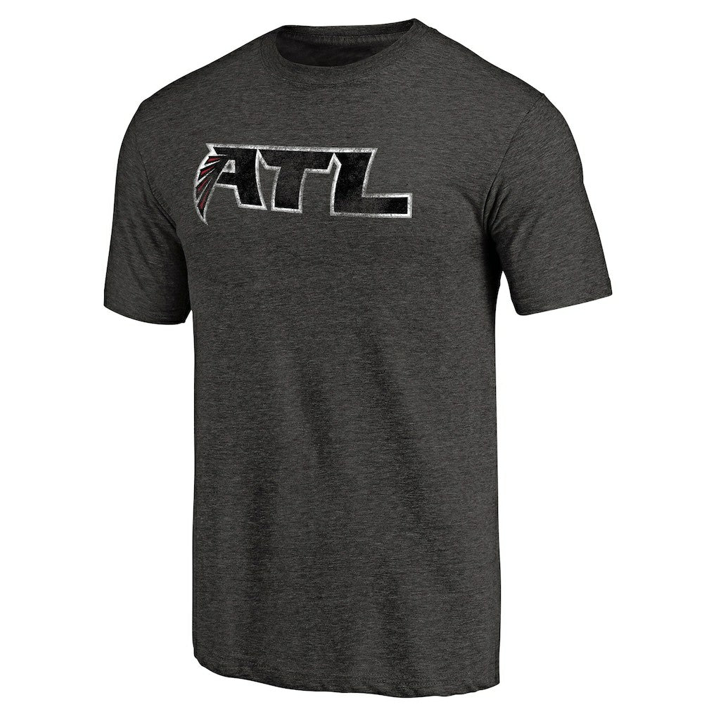 Atlanta Falcons Alternate Logo Tri-Blend T-Shirt - Black - NFL