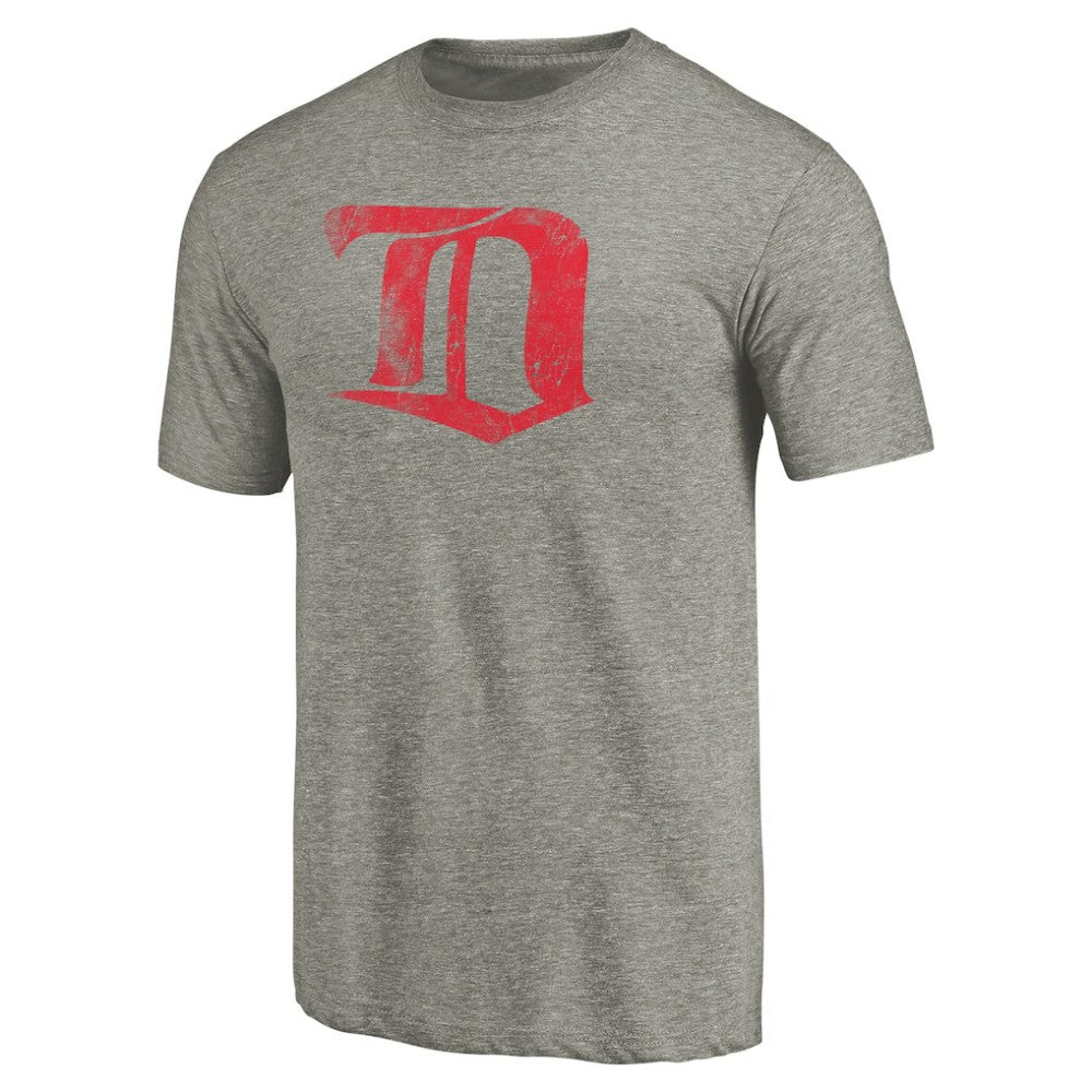 Detroit Red Wings Throwback Logo 1926-1927 Tri-Blend T-Shirt - Ash | NHL Lifestyle