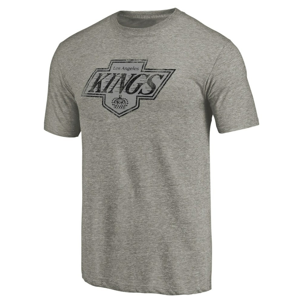 Los Angeles Kings Throwback Logo 1988-1989 Tri-Blend T-Shirt - Ash | NHL on sale