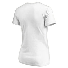 New Jersey Devils Women's Whiteout V-Neck T-Shirt - White | NHL Clearance