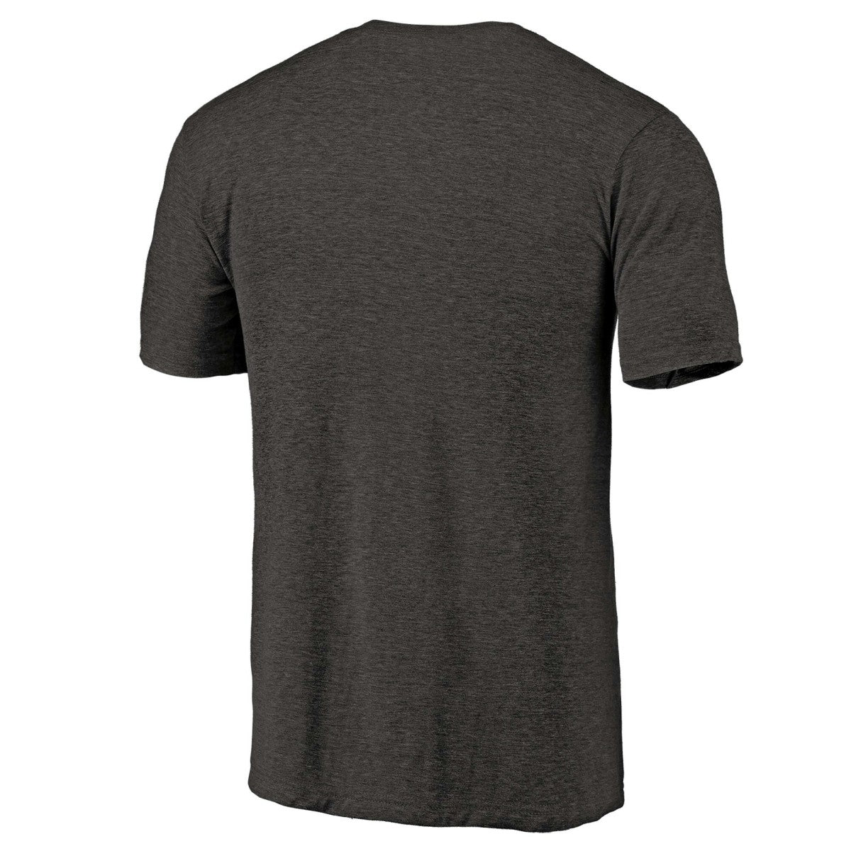 Portland Trail Blazers Distressed Team Logo Tri-Blend T-Shirt Heather Black