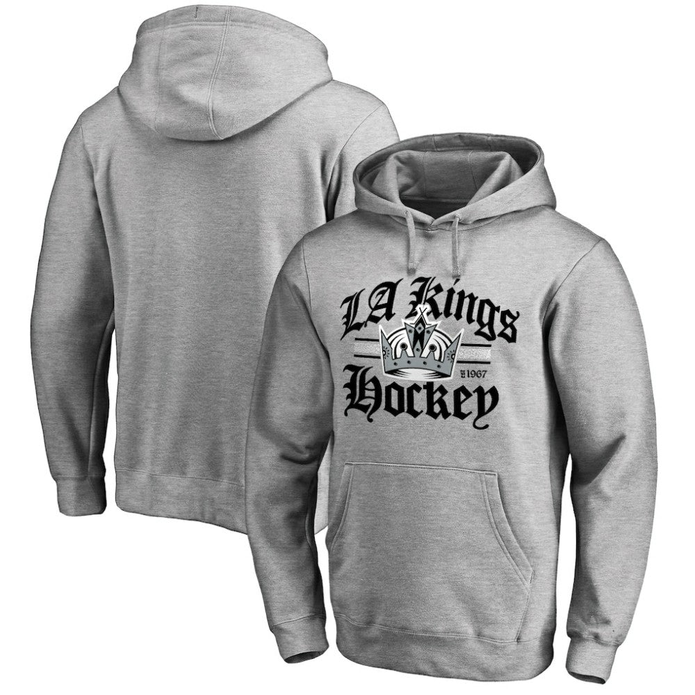 Los Angeles Kings Hometown Collection The Crown Pullover Hoodie - Ash | NHL online