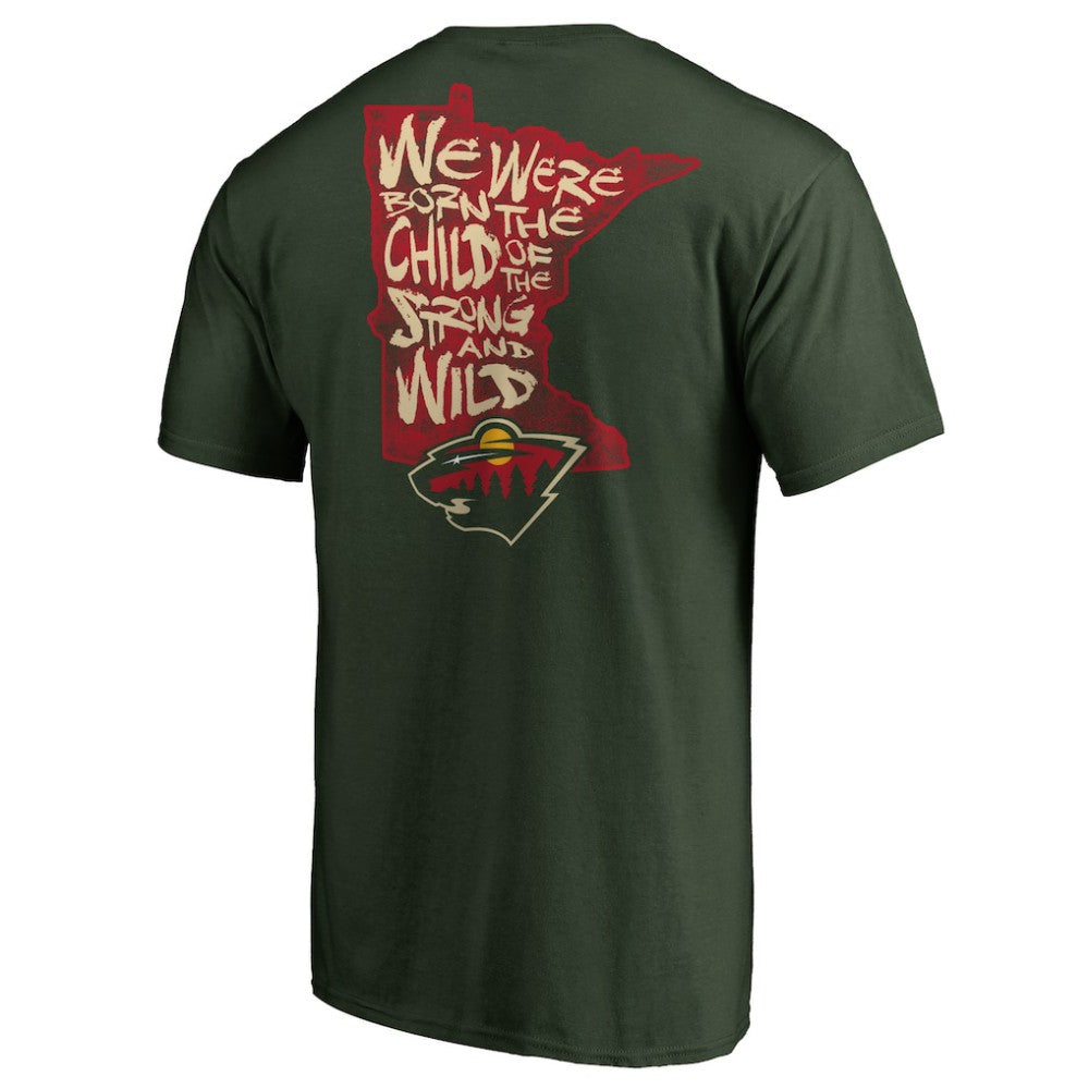 Minnesota Wild Hometown Collection State Chant T-Shirt - Green | NHL discount