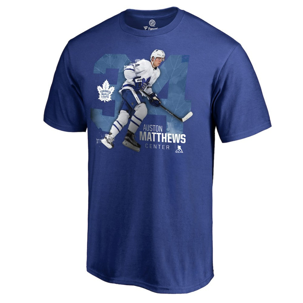 Auston Matthews Toronto Maple Leafs Core Player T-Shirt - Royal | NHL on sale