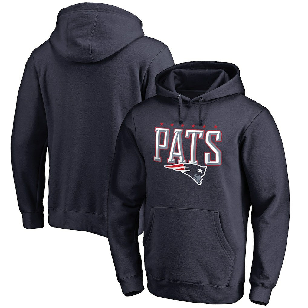 New England Patriots Hometown Collection True Patriot Pullover Hoodie - Navy - NFL