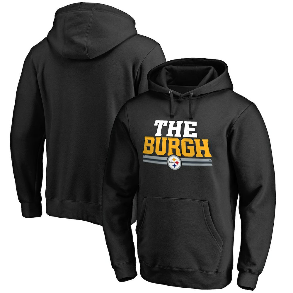 Pittsburgh Steelers Hometown Collection The Burgh Pullover Hoodie - Black - NFL