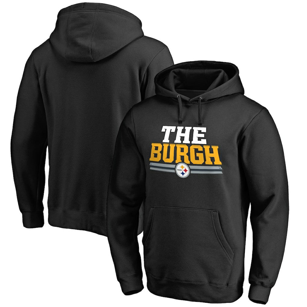 Pittsburgh Steelers Hometown Collection The Burgh Pullover Hoodie - Black - NFL