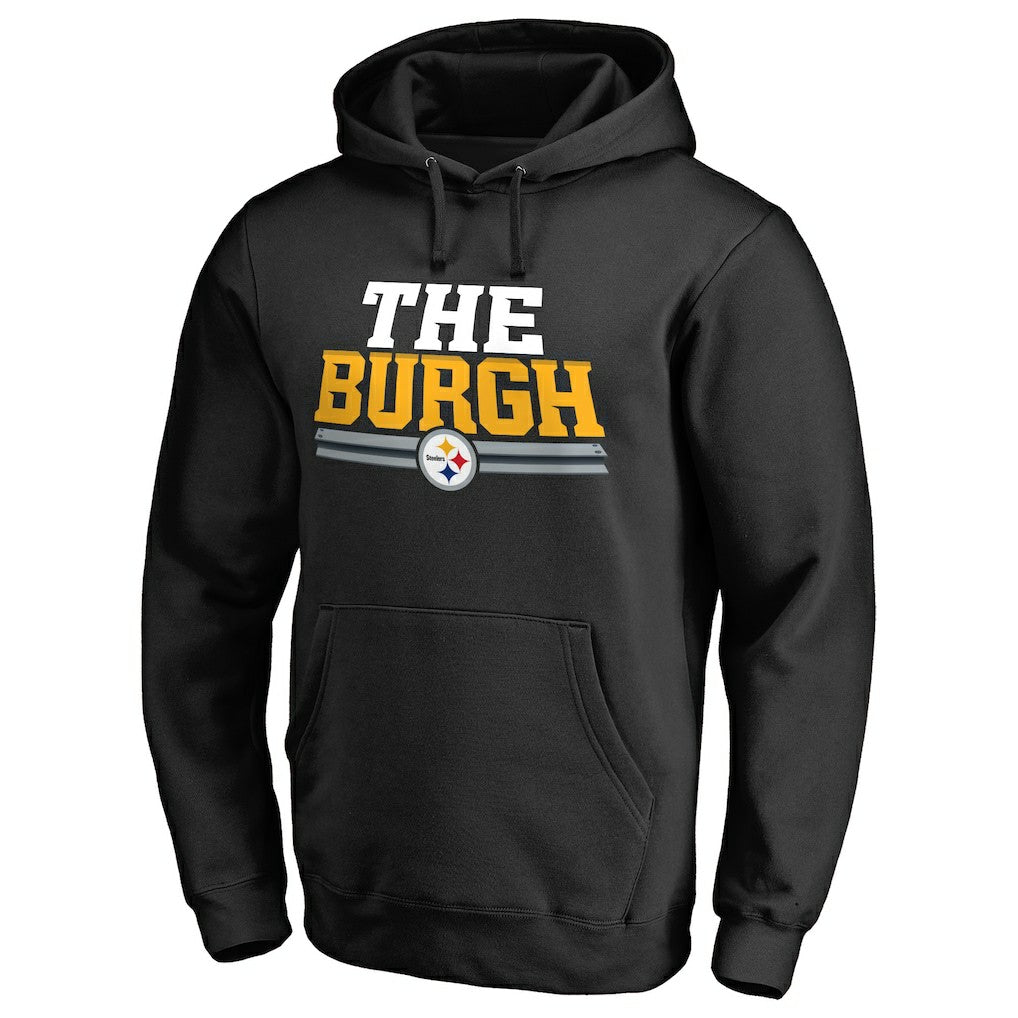 Pittsburgh Steelers Hometown Collection The Burgh Pullover Hoodie - Black - NFL