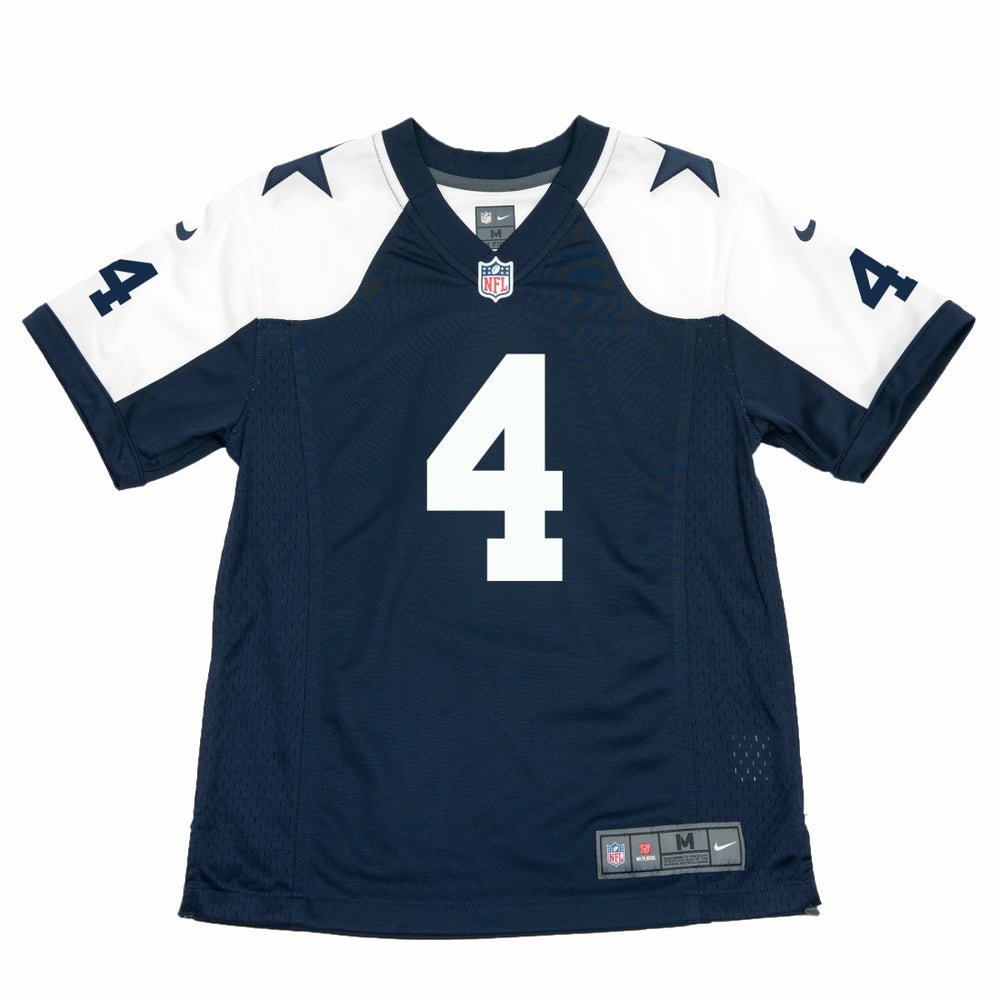 Dak Prescott Dallas Cowboys Youth Throwback Game Jersey - Navy - Nike
