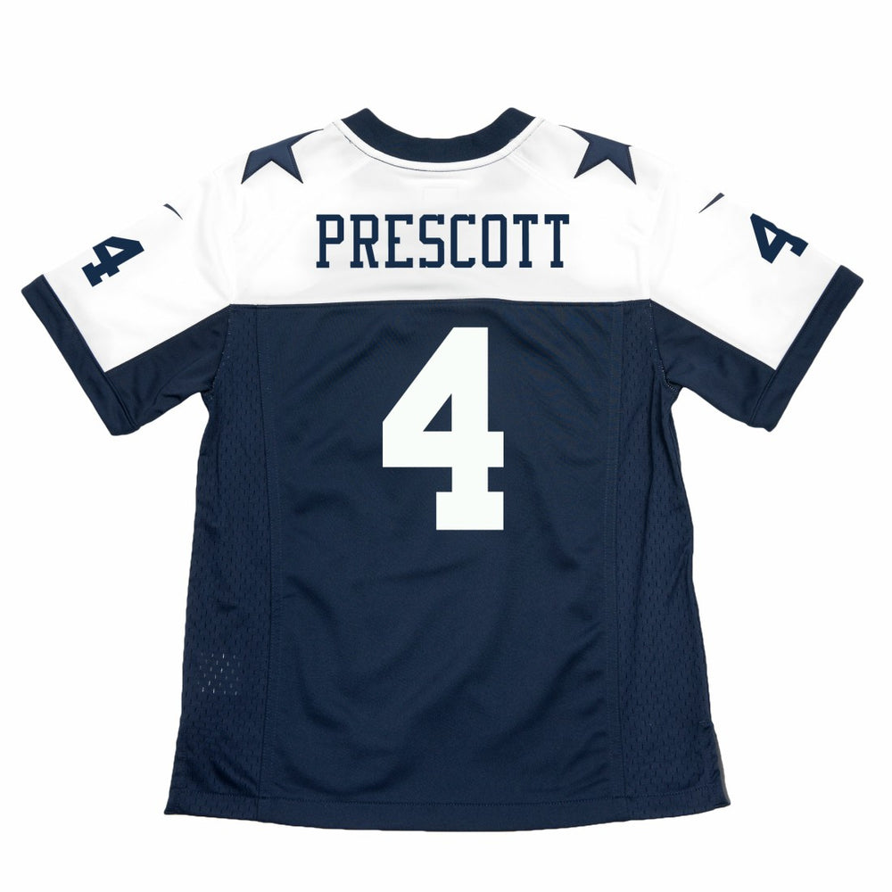Dak Prescott Dallas Cowboys Youth Throwback Game Jersey - Navy - Nike