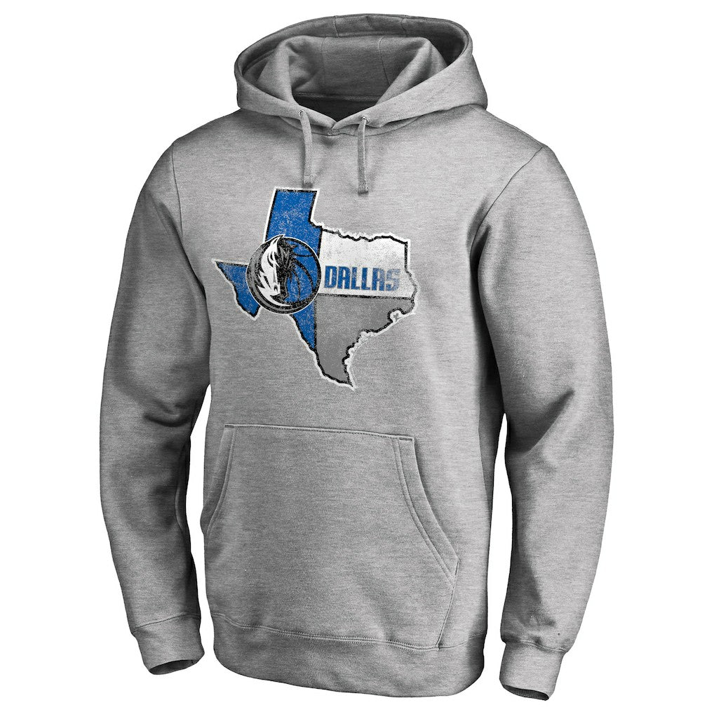 Dallas Mavericks Hometown Collection Lonestar Pullover Hoodie Ash