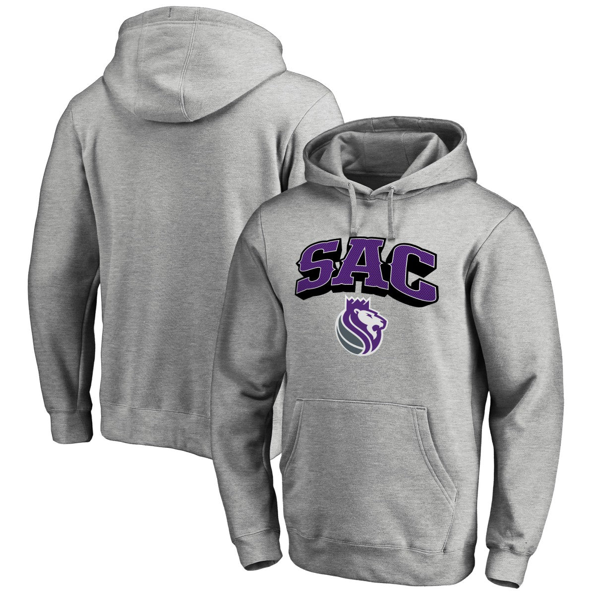Sacramento Kings Hometown Collection SAC Pullover Hoodie Ash