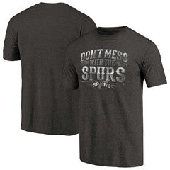 San Antonio Spurs Hometown Collection Step Back Tri-Blend T-Shirt Black