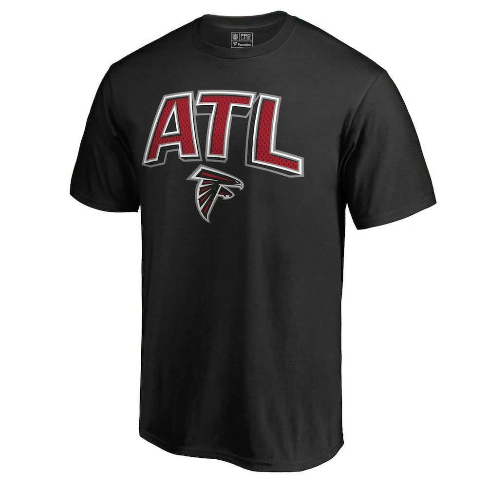 Atlanta Falcons Hometown Collection ATL T-Shirt - Black - NFL