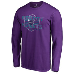 Charlotte Hornets Hometown Collection The Nest Long Sleeve T-Shirt Purple