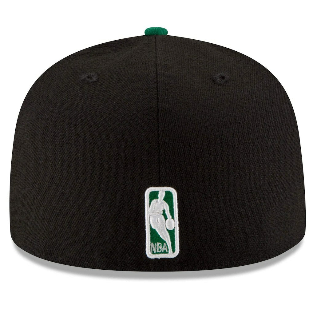 New Era Boston Celtics Team Color 2Tone 59FIFTY Fitted Hat Black/Green