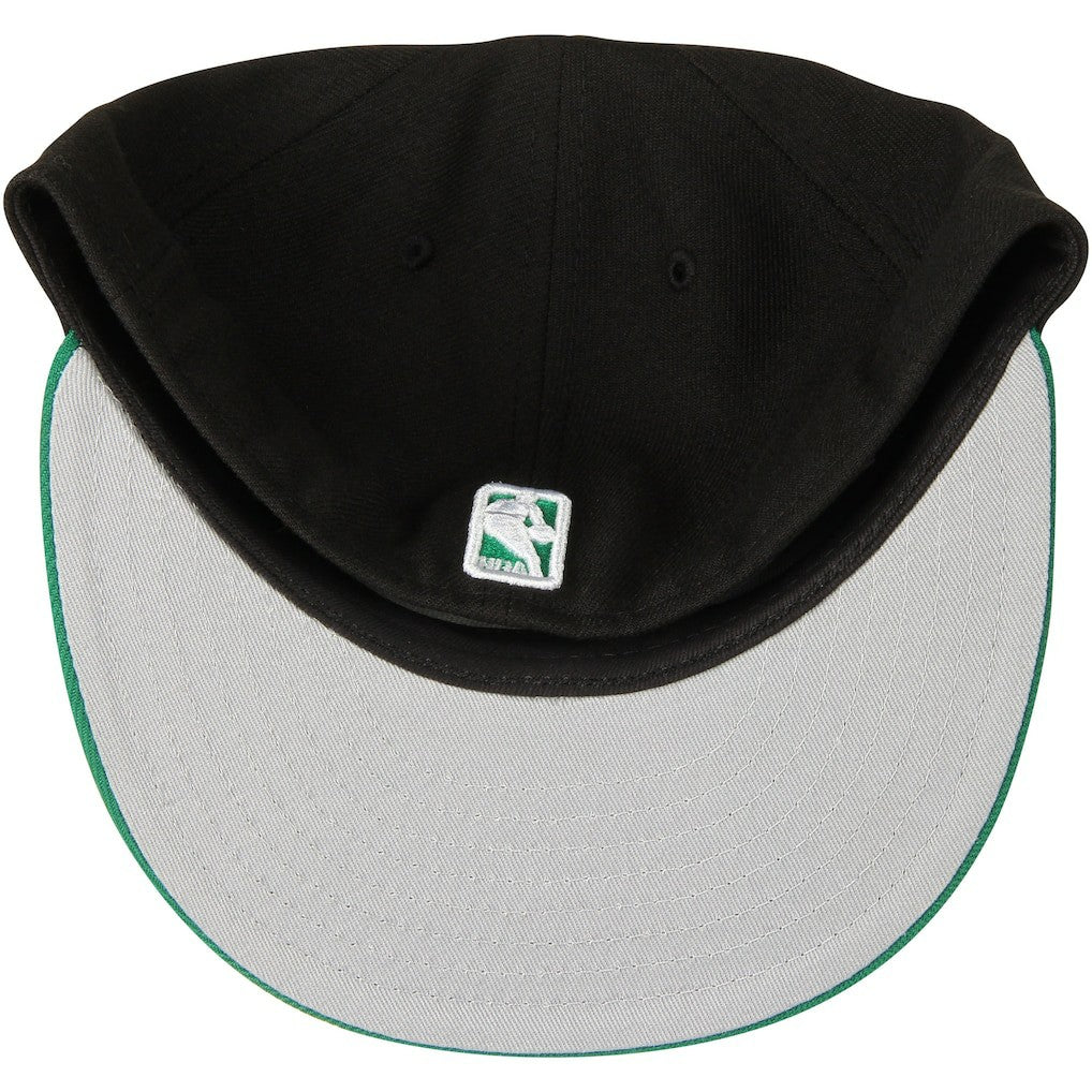 New Era Boston Celtics Team Color 2Tone 59FIFTY Fitted Hat Black/Green