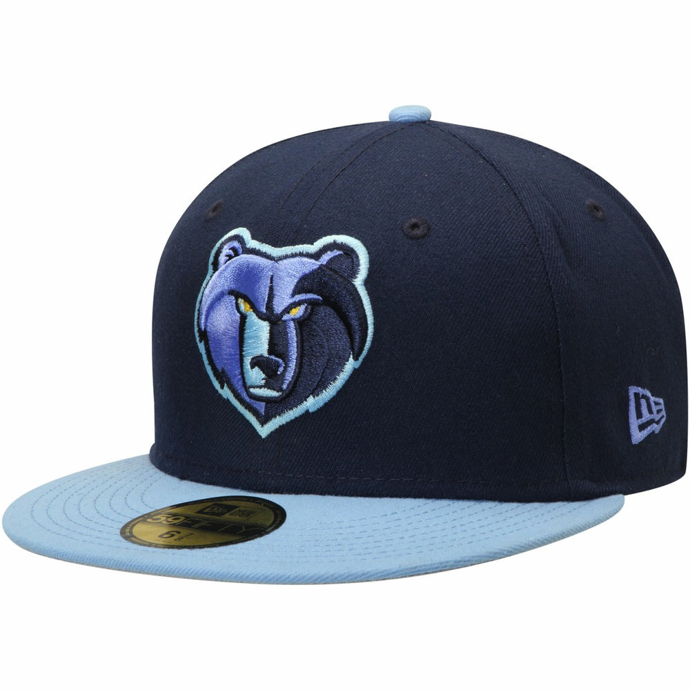 New Era Memphis Grizzlies Team Color 2Tone 59FIFTY Fitted Hat Navy/Light Blue