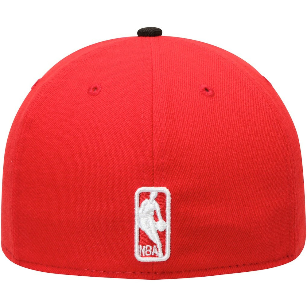 New Era Atlanta Hawks Team Color 2Tone 59FIFTY Fitted Hat Red/Black