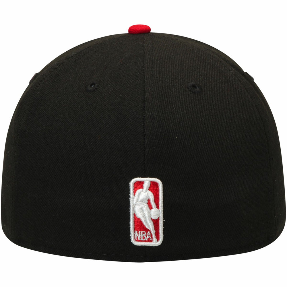 New Era Miami Heat Team Color 2Tone 59FIFTY Fitted Hat Black/Red