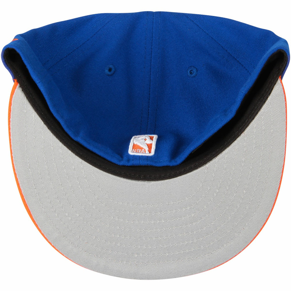 New Era New York Knicks Team Color 2Tone 59FIFTY Fitted Hat Royal/Orange