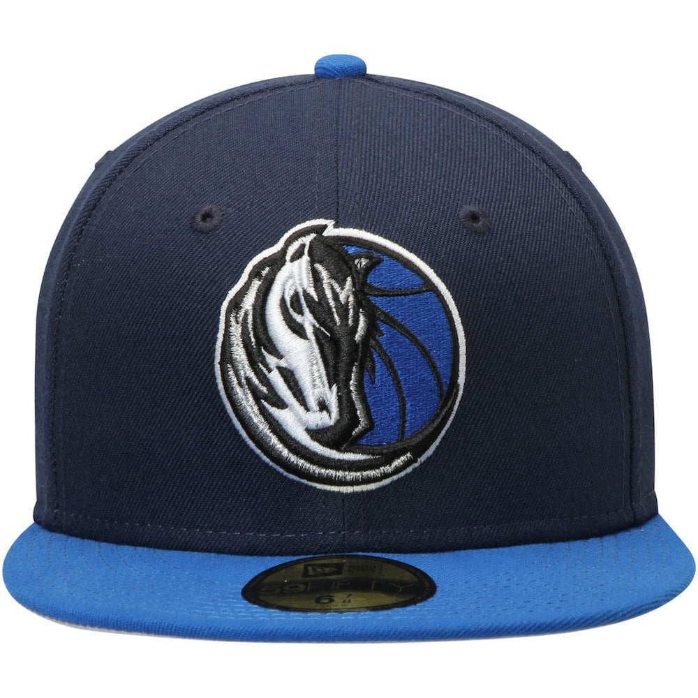 New Era Dallas Mavericks Team Color 2Tone 59FIFTY Fitted Hat Navy/Blue