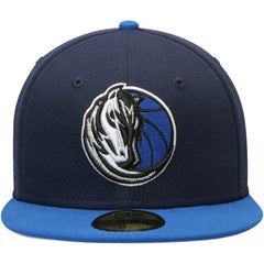 New Era Dallas Mavericks Team Color 2Tone 59FIFTY Fitted Hat Navy/Blue