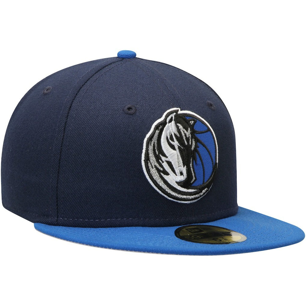 New Era Dallas Mavericks Team Color 2Tone 59FIFTY Fitted Hat Navy/Blue