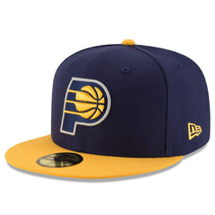 New Era Indiana Pacers Team Color 2Tone 59FIFTY Fitted Hat Navy/Yellow
