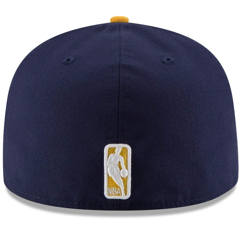 New Era Indiana Pacers Team Color 2Tone 59FIFTY Fitted Hat Navy/Yellow