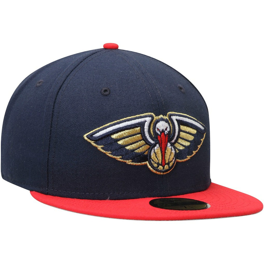 New Era New Orleans Pelicans Team Color 2Tone 59FIFTY Fitted Hat Navy/Red