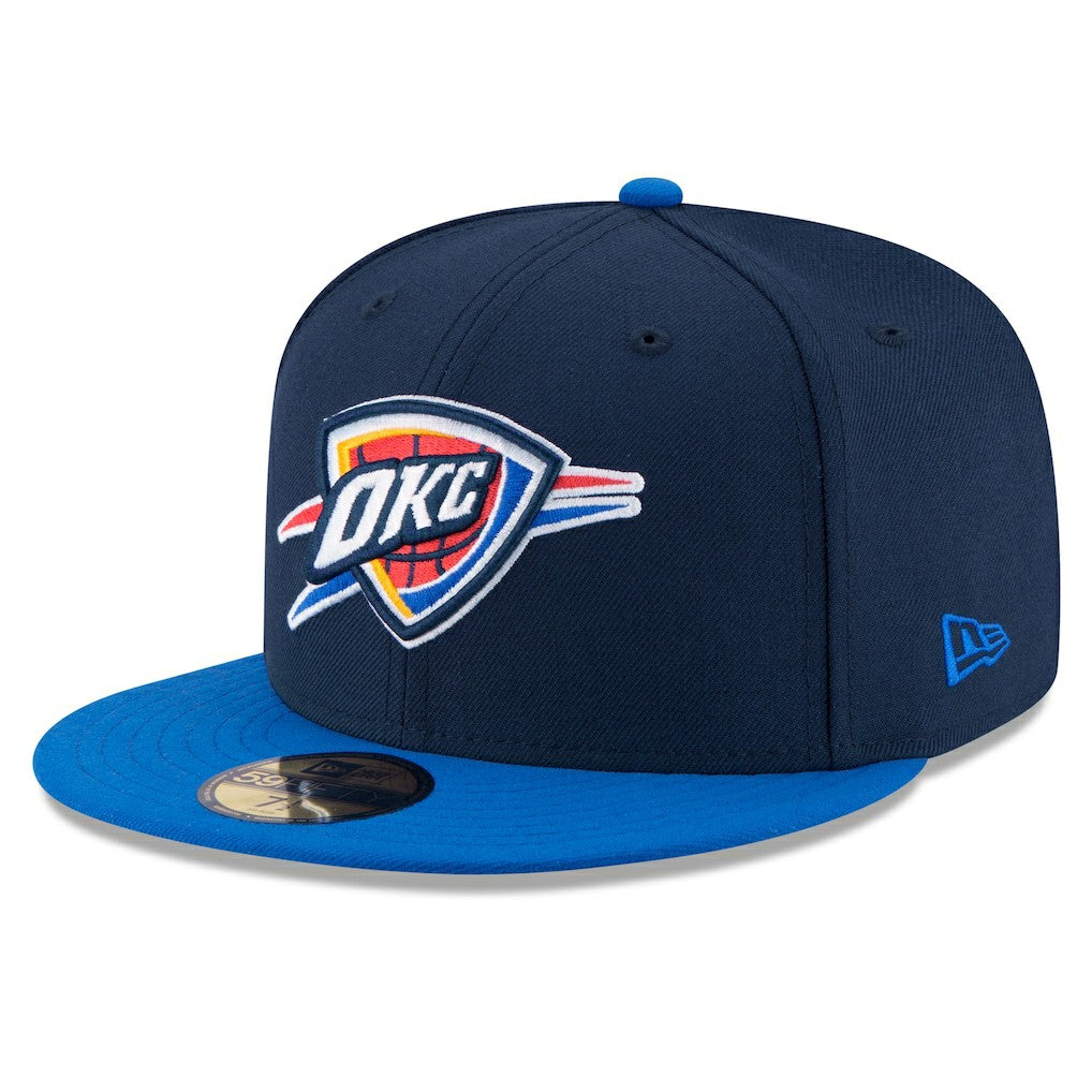 New Era Oklahoma City Thunder Team Color 2Tone 59FIFTY Fitted Hat Navy/Royal