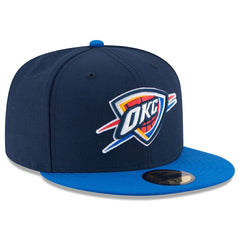 New Era Oklahoma City Thunder Team Color 2Tone 59FIFTY Fitted Hat Navy/Royal