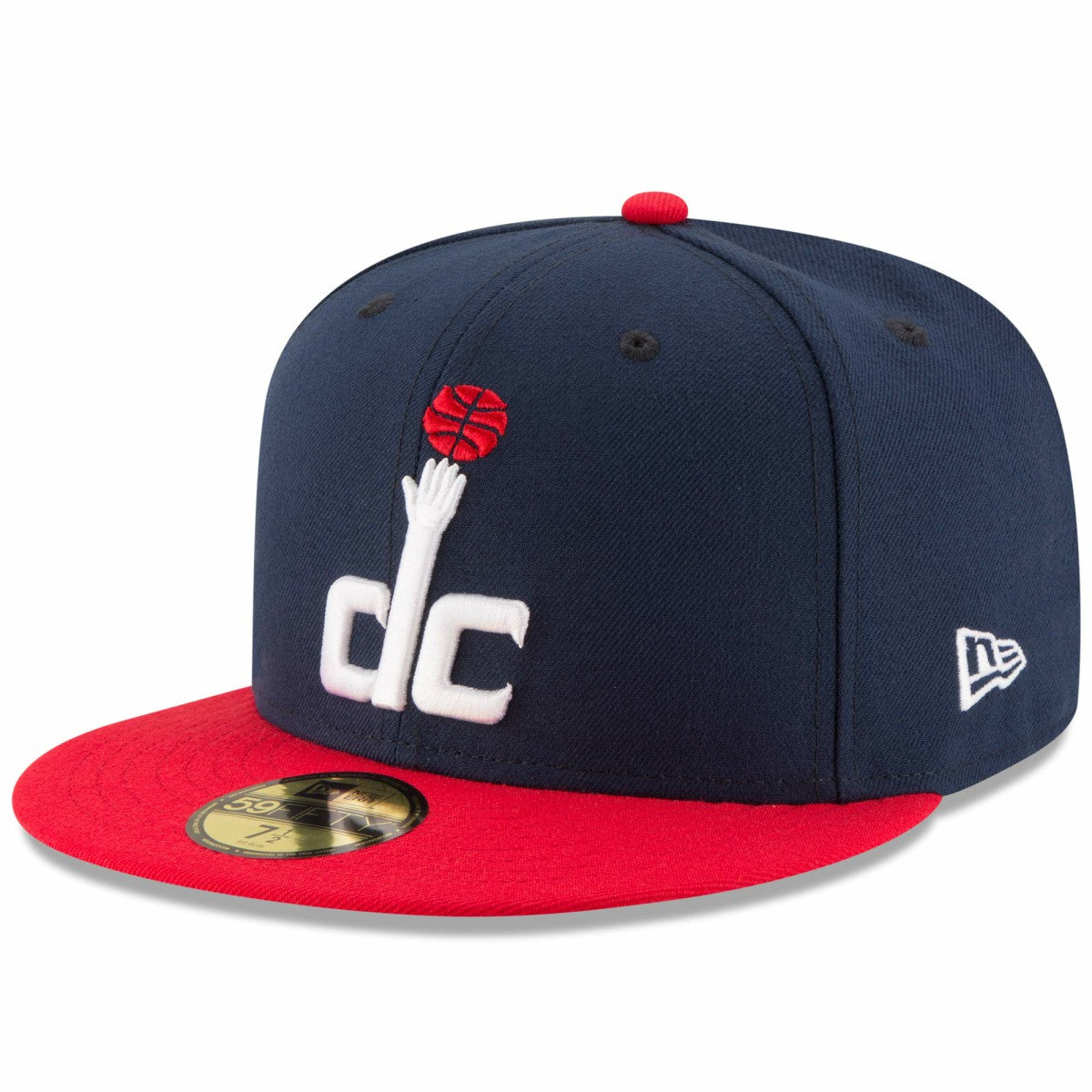 New Era Washington Wizards Team Color 2Tone 59FIFTY Fitted Hat Navy/Red