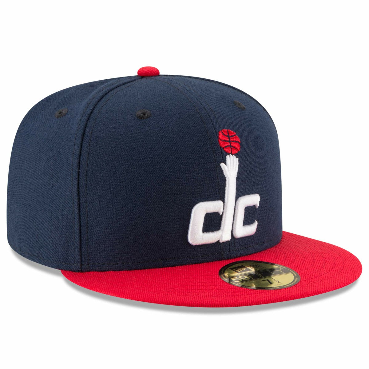 New Era Washington Wizards Team Color 2Tone 59FIFTY Fitted Hat Navy/Red