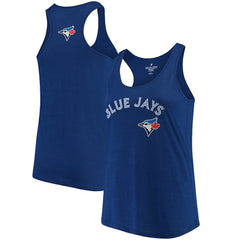 Toronto Blue Jays Soft as a Grape Women's Plus Size Swing for the Fences Racerback Tank Top Online