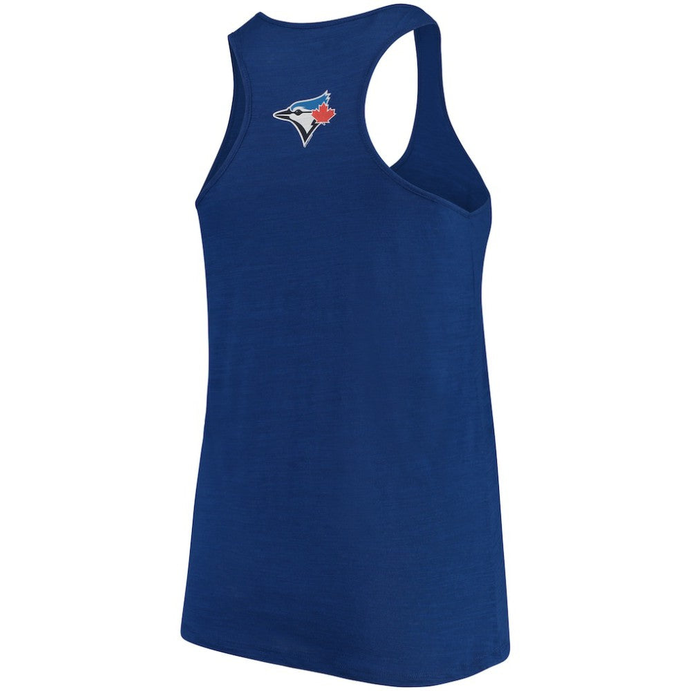 Toronto Blue Jays Soft as a Grape Women's Plus Size Swing for the Fences Racerback Tank Top Online