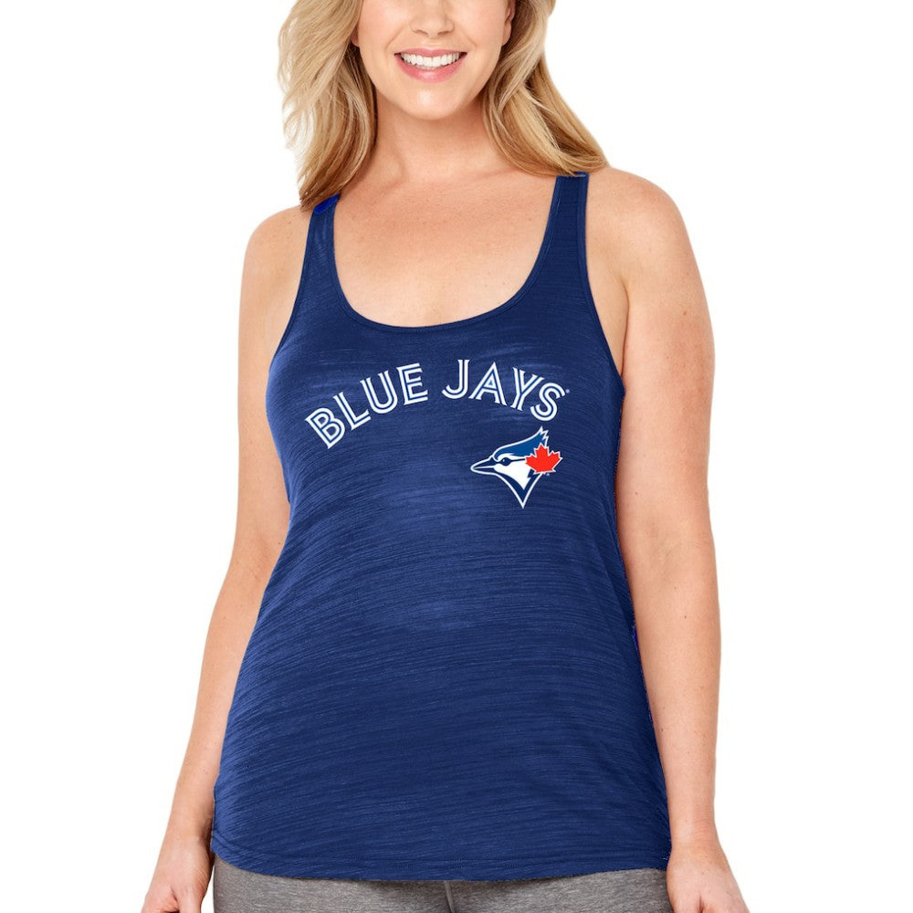 Toronto Blue Jays Soft as a Grape Women's Plus Size Swing for the Fences Racerback Tank Top Online