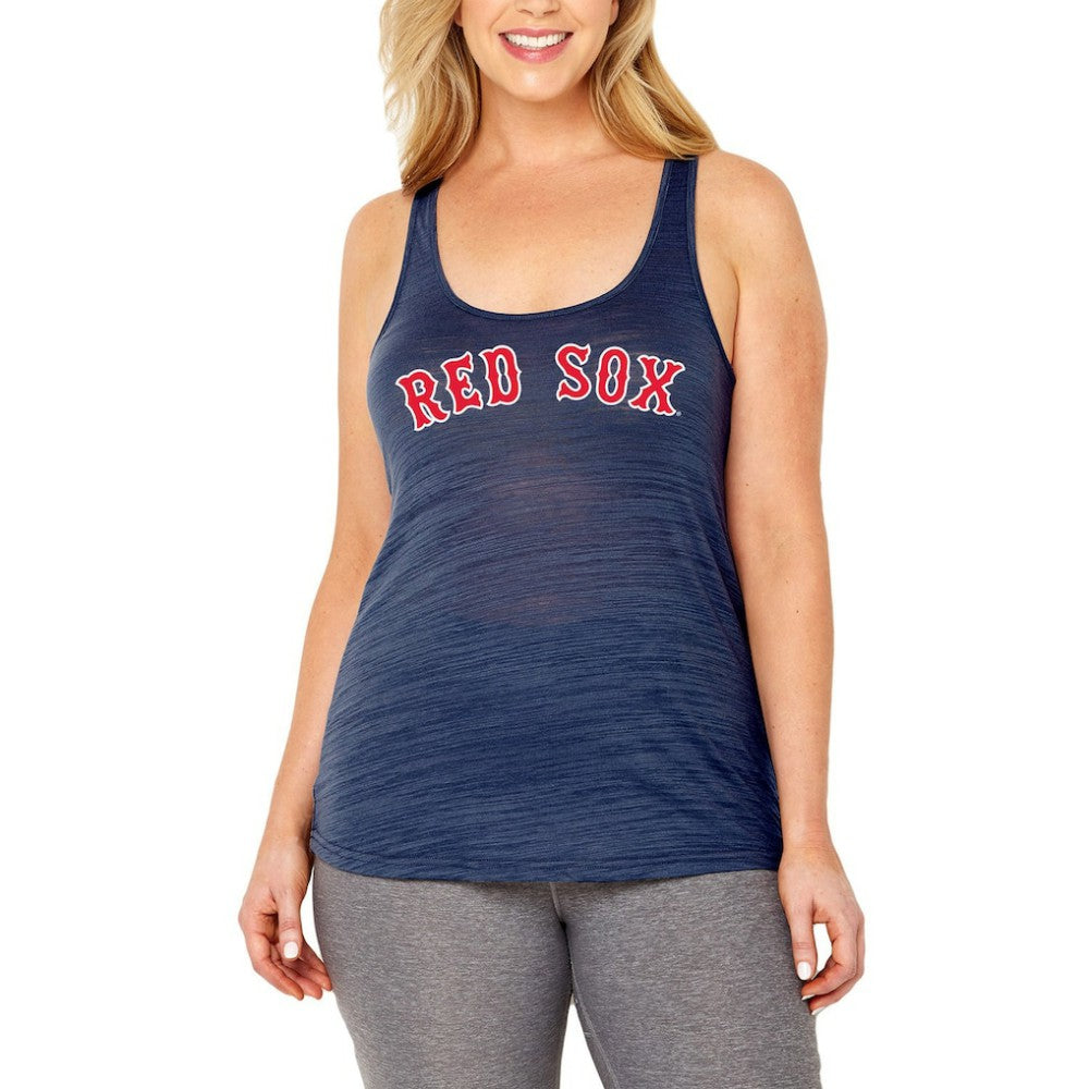 Boston Red Sox Soft as a Grape Women's Plus Size Swing for the Fences Racerback Tank Top Discount