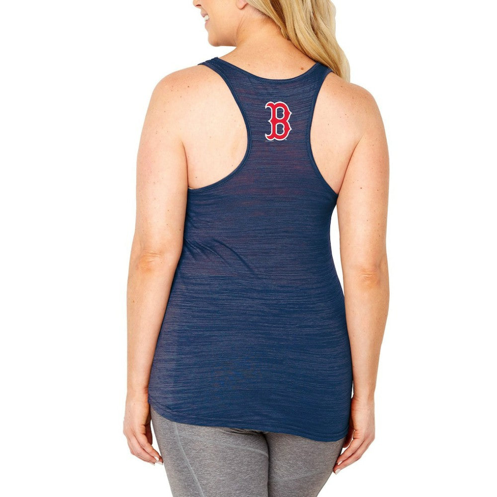 Boston Red Sox Soft as a Grape Women's Plus Size Swing for the Fences Racerback Tank Top Discount