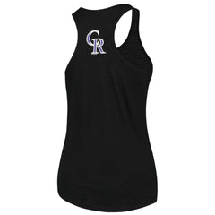 Colorado Rockies Soft as a Grape Women's Plus Size Swing for the Fences Racerback Tank Top Near Me