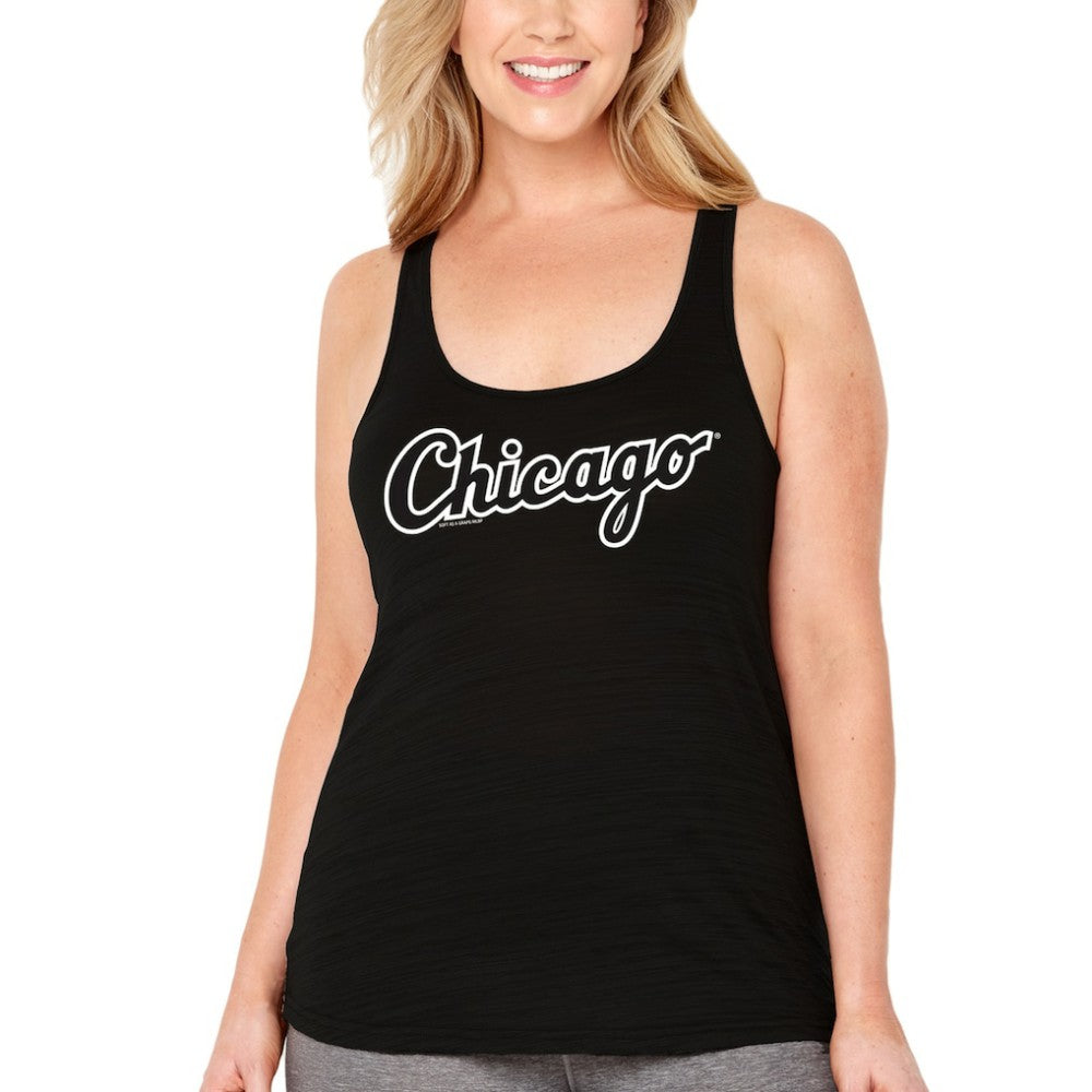 Chicago White Sox Soft as a Grape Women's Plus Size Swing for the Fences Racerback Tank Top Online
