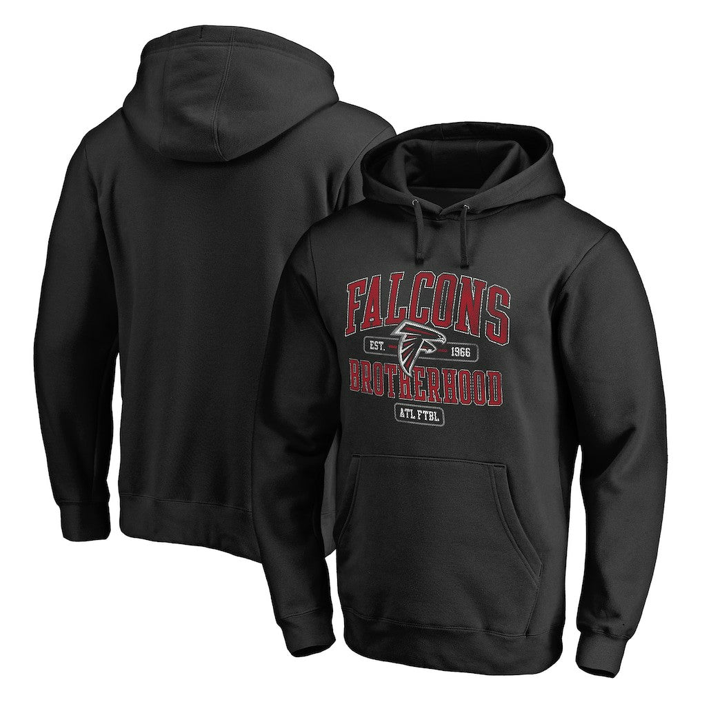 Atlanta Falcons Hometown Collection Guild Pullover Hoodie - Black - NFL