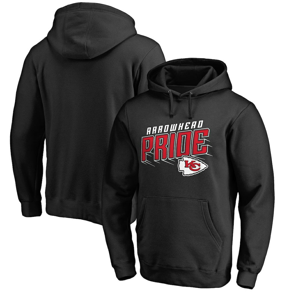 Kansas City Chiefs Hometown Collection Arrowhead Pride Pullover Hoodie - Black - NFL
