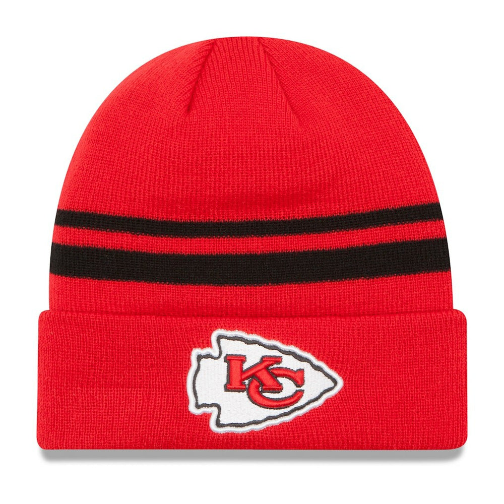 Kansas City Chiefs New Era Team Logo Cuffed Knit Hat - Red - NFL