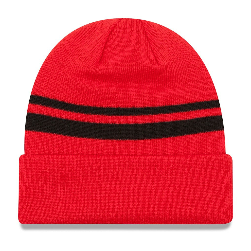 Kansas City Chiefs New Era Team Logo Cuffed Knit Hat - Red - NFL
