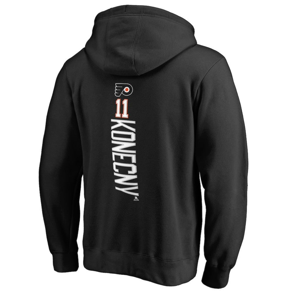 Travis Konecny Philadelphia Flyers Backer Pullover Hoodie - Black | NHL on sale
