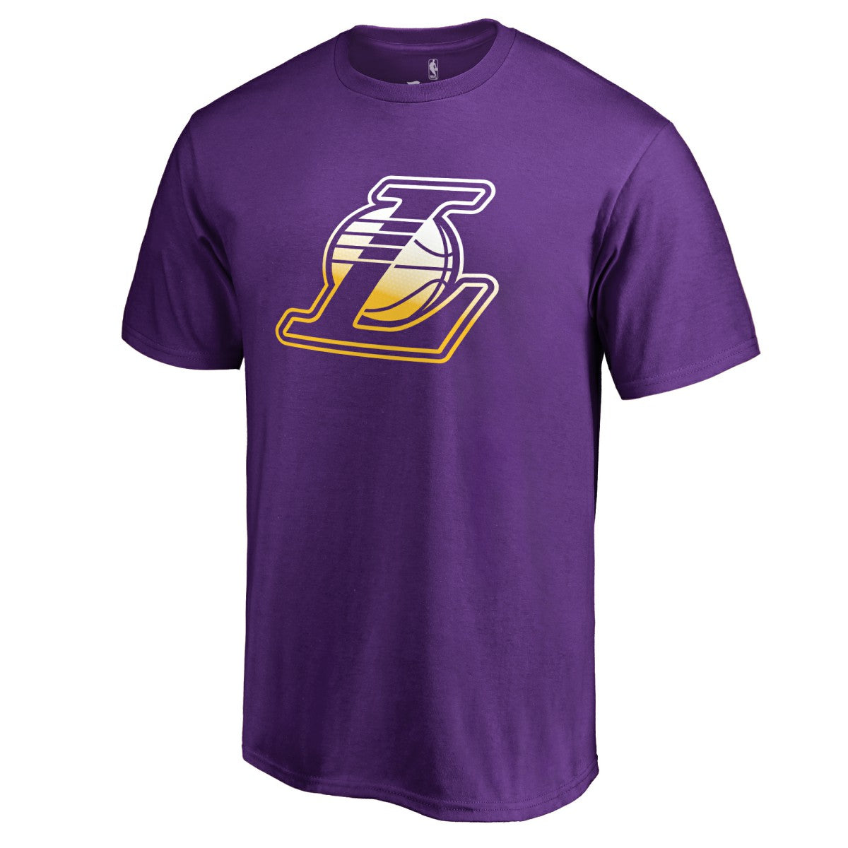 Los Angeles Lakers Gradient Logo T-Shirt Purple