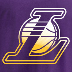 Los Angeles Lakers Gradient Logo T-Shirt Purple
